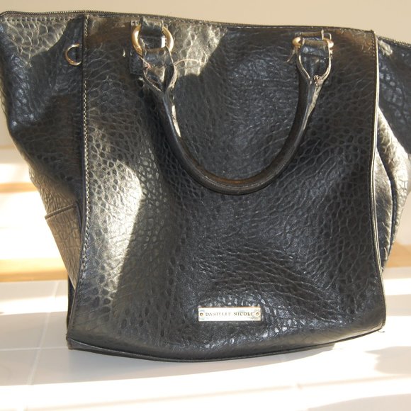 DANIELLE NICOLE  Man made materials Black Hand Bag - No Shoulder Straps - Picture 7 of 16